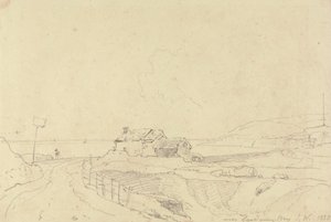 Bij Sandown Bay, Isle of Wight door Capt. Thomas Hastings