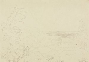 Nabij Swainstone, Isle of Wight, augustus 1829 door Capt. Thomas Hastings