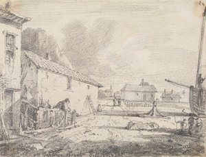 Op Hastings Beach, 12 oktober 1820 door Capt. Thomas Hastings