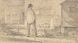 Op Hastings Strand, augustus 1821 door Capt. Thomas Hastings