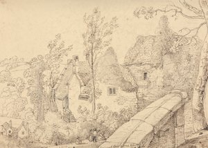 Ruïnes van Crewkerne Abdij, Mei 1833 door Capt. Thomas Hastings