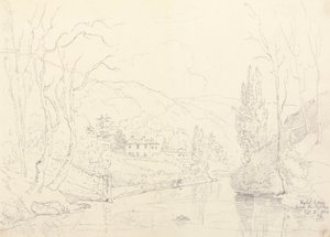 Rydal Cottage vanaf de Brug, 8 februari 1836