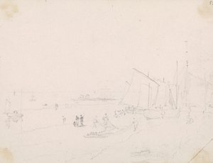 Schets van een Strandscène, Hastings