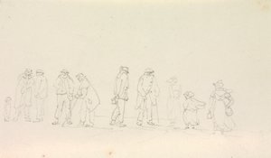 Schets van een Groep Mensen door Capt. Thomas Hastings