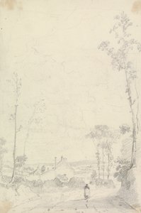 Schets van een Huis langs een Heideweg door Capt. Thomas Hastings