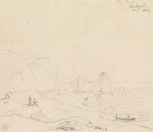 Stag Rotsen, Freshwater, Augustus 1827