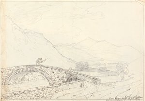 De Bowder Stone, Jaws of Borrowdale, Zaterdag 27 Juni 1835 door Capt. Thomas Hastings