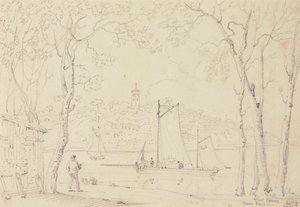 West Cowes, Vanuit het Oosten