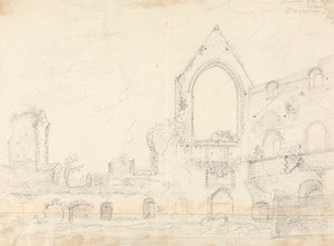 Raam van het hoofdaltaar, St. Augustinus