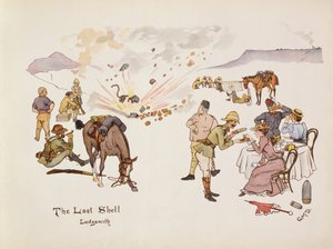 De Laatste Granaat, Ladysmith, uit The Leaguer of Ladysmith, 1900 door Captain Clive Dixon
