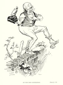 Dickens personage: Een oude gekke heer
