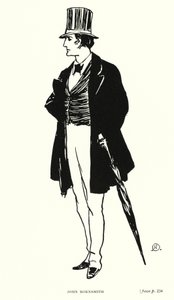 Dickens personage: John Rokesmith (litho)