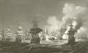Slag bij de Nijl door Captain James Weir