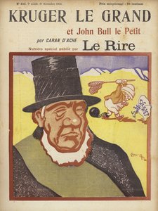 Paul Kruger, Illustratie voor Le Rire door Caran d Ache