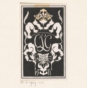 Ex libris van Carel Lion Cachet