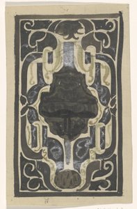 Ontwerp voor ex libris van D.J. Goedkoop door Carel Adolph Lion Cachet