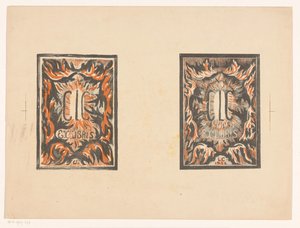 Twee ex librissen van Carel Lion Cachet