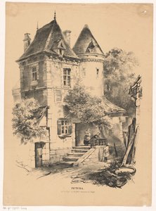Dienstingang van een kasteel of woonhuis door Carel Christiaan Antony Last