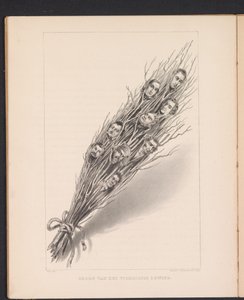 Gesel met hoofden van de leden van de Franse voorlopige regering, 1848