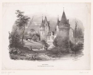 Kasteel door Carel Christiaan Antony Last