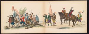 Maskerade van de Leidse studenten, 1850 (plaat 12) door Carel Christiaan Antony Last
