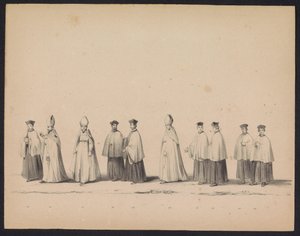 Maskerade van de Utrechtse studenten, 1846 (plaat 11) door Carel Christiaan Antony Last