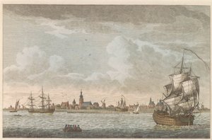 Gezicht op Hoorn, ca. 1790 door Carel Frederik Bendorp (I)