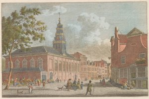 Waalse kerk te Rotterdam, ca. 1790