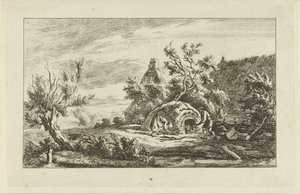 Oven voor een boerderij door Carel Lodewijk Hansen