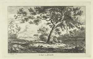 Rustende herder door Carel Lodewijk Hansen