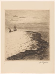 Ingang van een haven