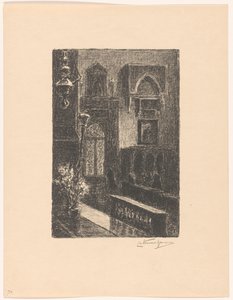 Kerkinterieur in Venetië
