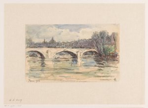 Brug over de Seine, Parijs