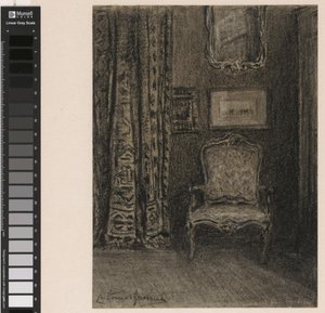 Kamerinterieur in de Rue du Trône 190 te Brussel