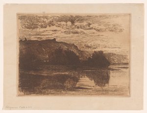 Ruïnes van kasteel Poilvache door Carel Nicolaas Storm van 