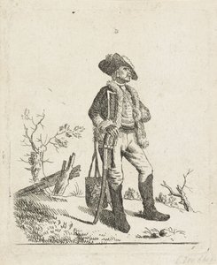 Landschap met een soldaat