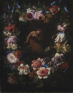 Een bloemenkrans