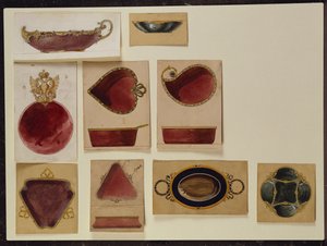 Collectie van schotelontwerpen, Huis van Carl Faberge door Carl Fabergé