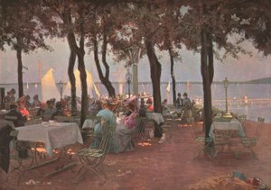 Zomermiddag aan de Müggelsee door Carl Alexander Brendel