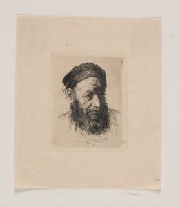 Hoofd van een oude zeeman door Carl Bloch