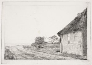 Het huis en de tuin bij de zee
