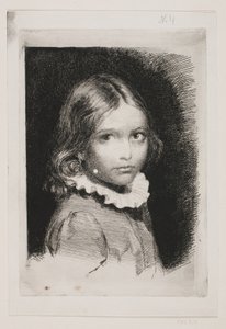 Portret van Clara Emilie Rose Bloch door Carl Bloch