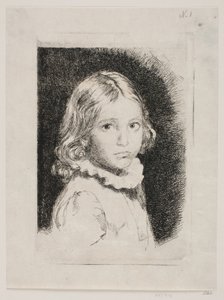 Portret van Clara Emilie Rose Bloch door Carl Bloch