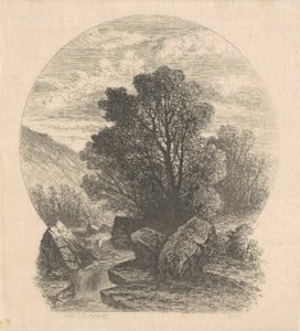 Kleine waterval door Carl C. Brenner