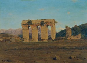 Romeins aquaduct door Carl Eduard Onken