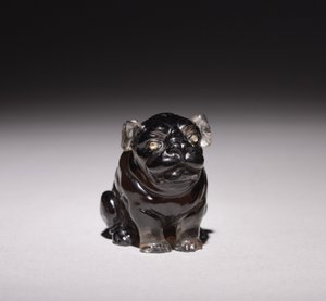 Bulldog door Carl Fabergé