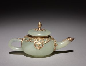 Miniatuur theepot, ca. 1896 door Carl Fabergé
