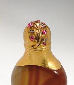 Parfumfles, meesterteken van Erik Kollin, St. Petersburg