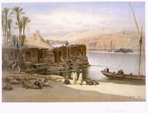 Assuan, 1871 door Carl Friedrich Heinrich Werner