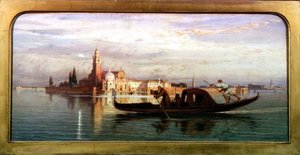 Op de Venetiaanse Lagune door Carl Friedrich Heinrich Werner
